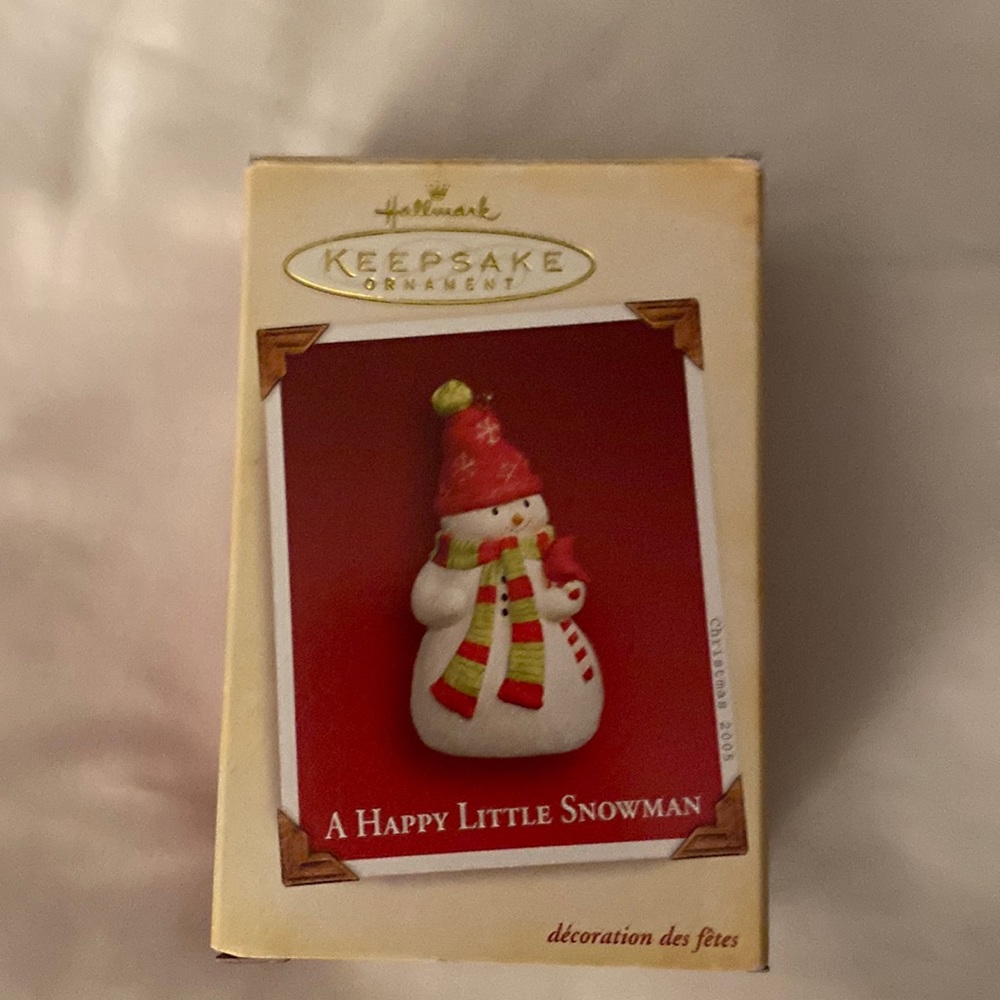 Hallmark Keepsake Ornament 2005 - A Happy Little Snowman - Excellent Condition